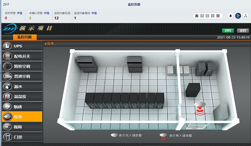博物館機房環境安全監控系統